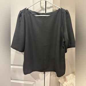 Banana Republic Black Blouse NWT Large